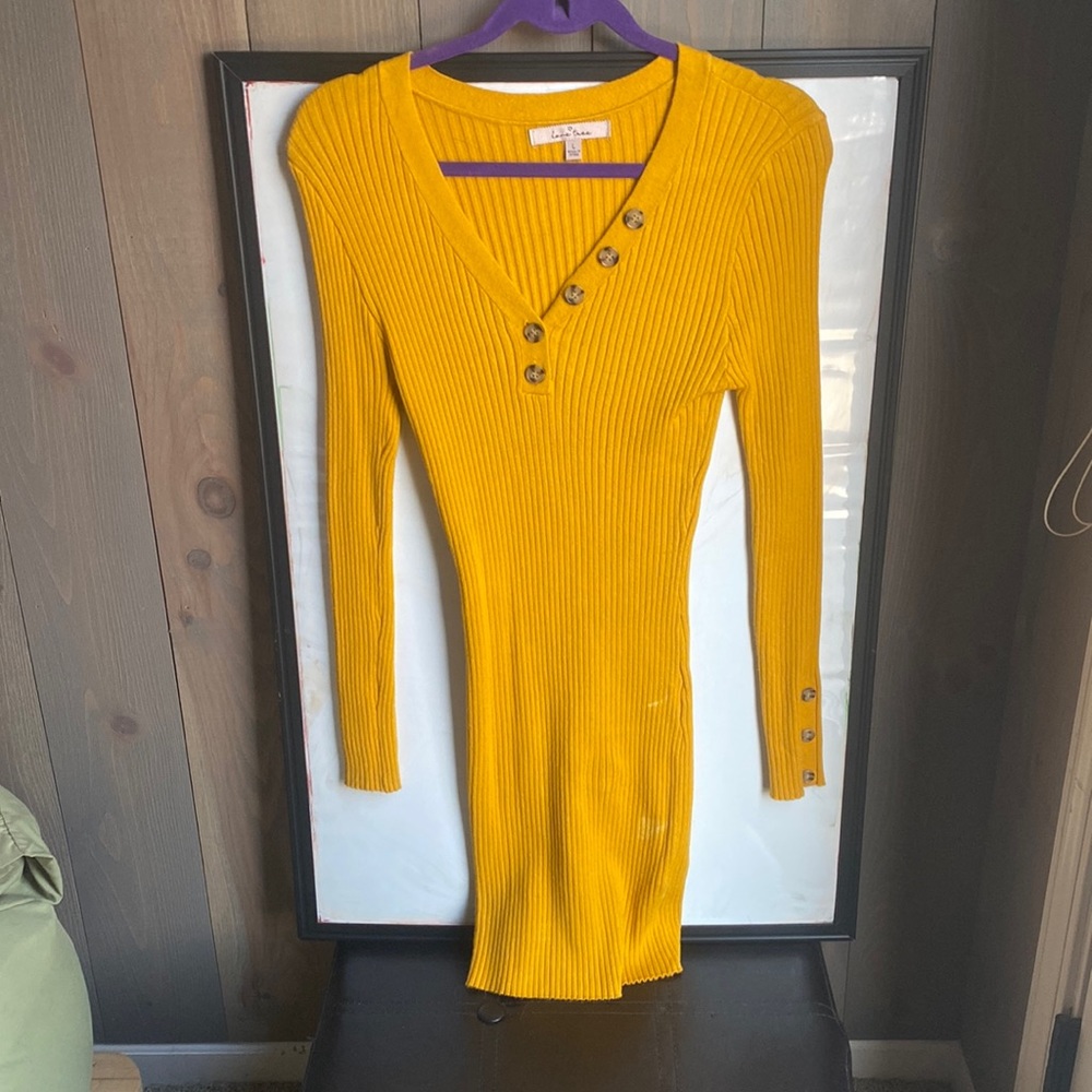 Midi sweater dress